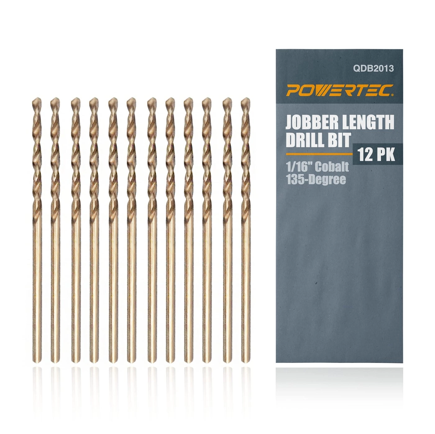 Powertec Cobalt Drill Bits - 12 piece 116