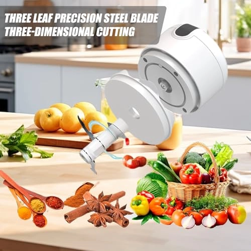 Electric Onion Chopper - 350 ml USB rechargeable