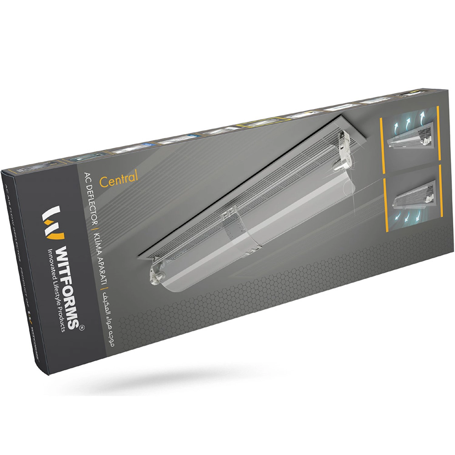 Air Deflector - Transparent 60-110 cm