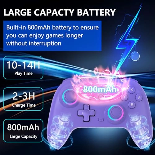 Switch Controller - Purple Nintendo Switch