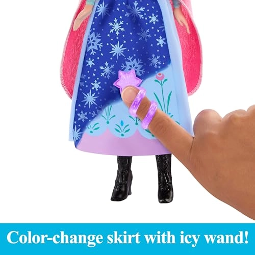Anna Fashion Doll - Color-Change Skirt Removable Cape