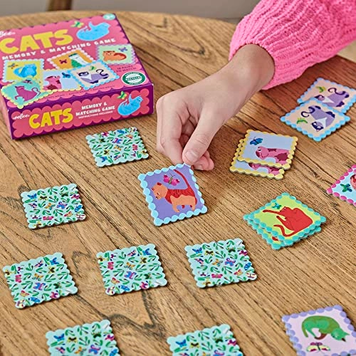 Cats Little Square Memory & Matching Game - 3+ 18 pairs