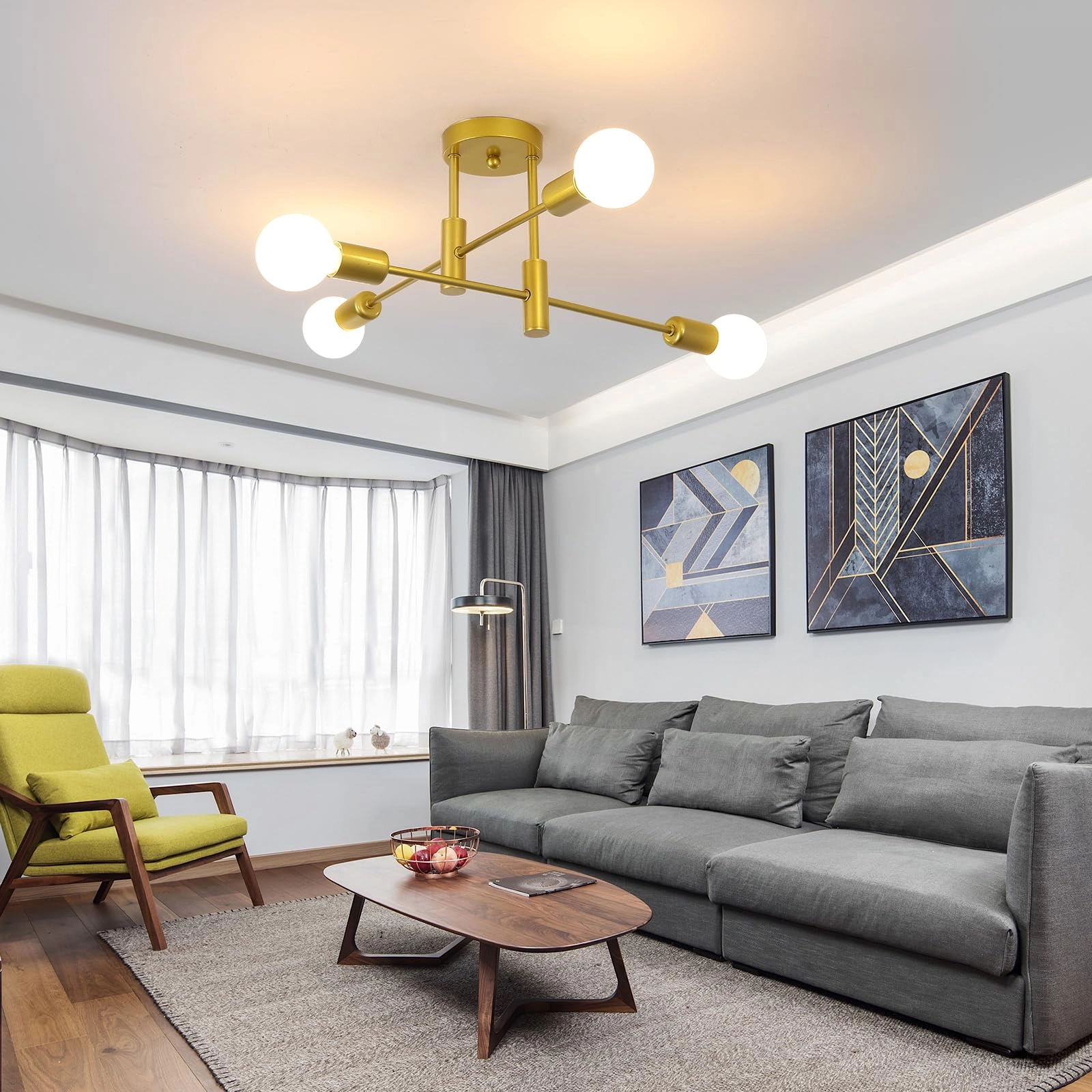 Jaycomey Modern Chandelier - Dimmable