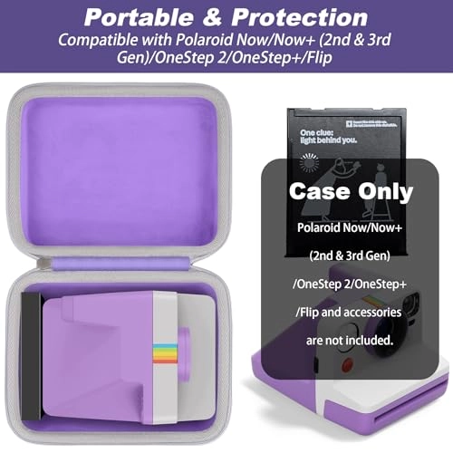 Hard Travel Case - Polaroid I-2, Now+ 2nd Generation I-Type, Originals Now+, OneStep 2, OneStep+ Instant Film Camera