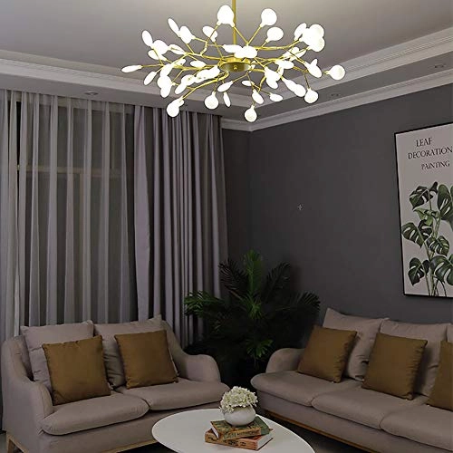 G4 Metal Sputnik Chandelier - 54 head Golden