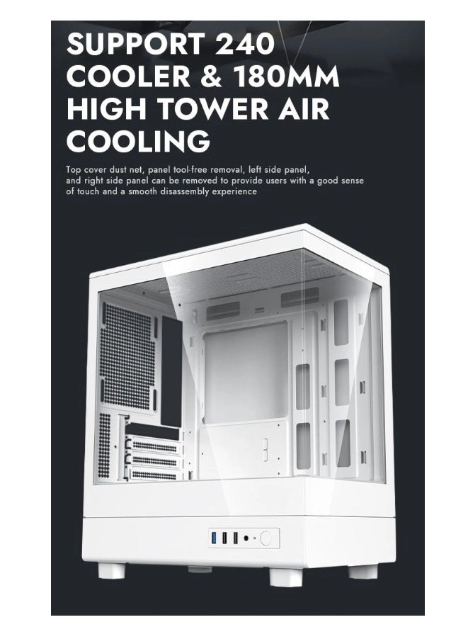 DB330M - Tempered Glass M-ATX/ITX 3x120mm ARGB