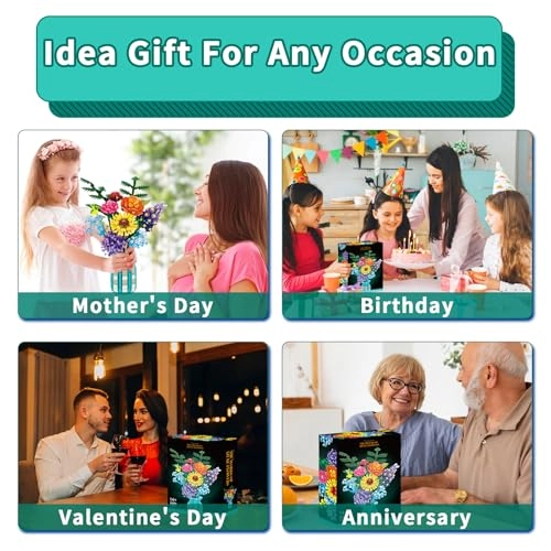 Bouquet Building Set - 1001 pcs Botanical Collection