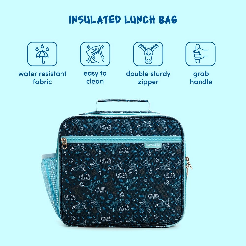 Lunch Box - 1100ml Racing Green + Water Bottle - 450ml + Lunch Bag - 3600ml