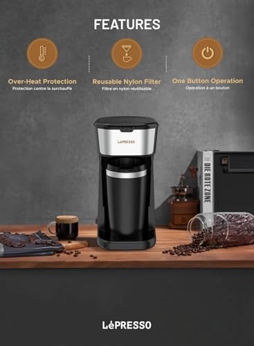 Portable Mug Burr Grinder Coffee Maker 7834953558010