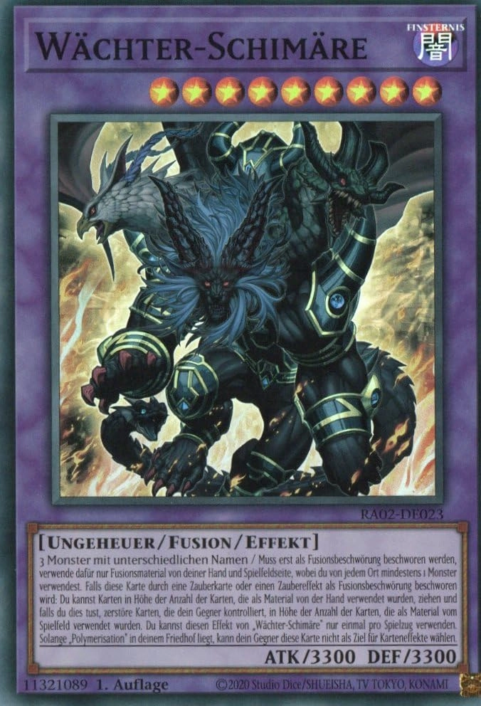 MZTCG Guardian Chimera RA02-DE023 - 25th Anniversary Rarity Collection II - German