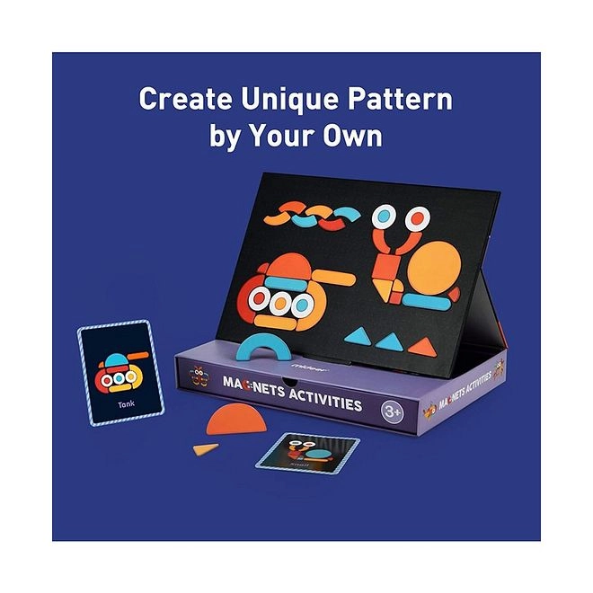 Patterns Magnetic Game - 3 + 92 pieces