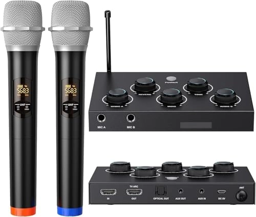 Wireless Microphone System - 2 Dual UHF