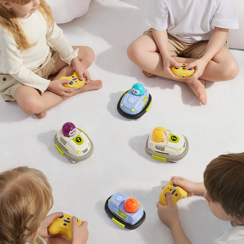 RC Bumper Car Toy Playset - 6 pcs