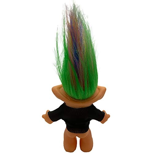 Lucky Troll Doll - 7.5in Wool Black