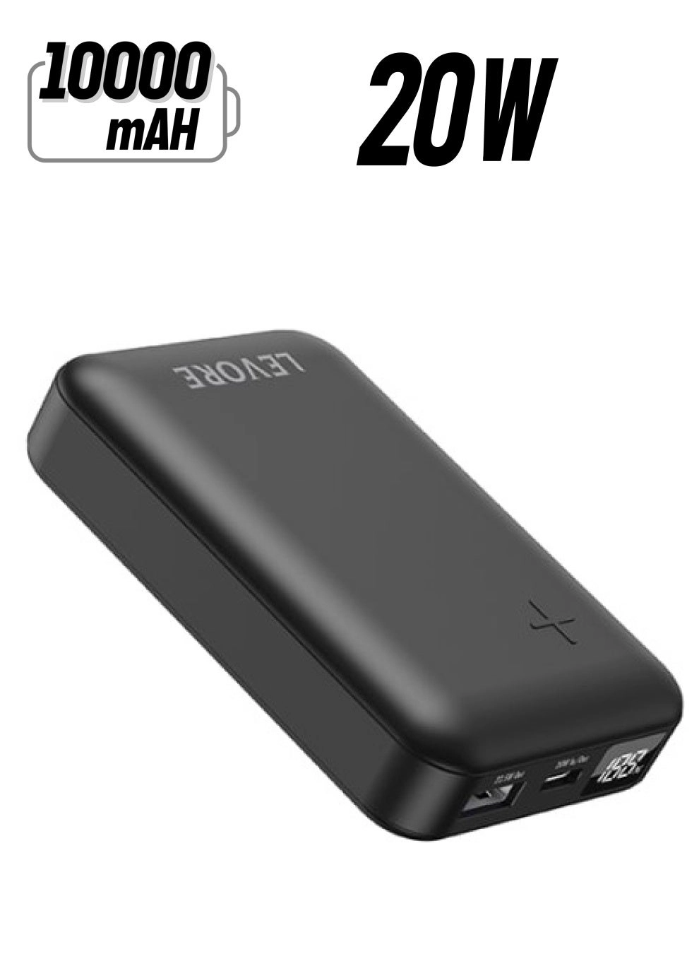 LEVORE PowerBank - 10000 mAh 20W