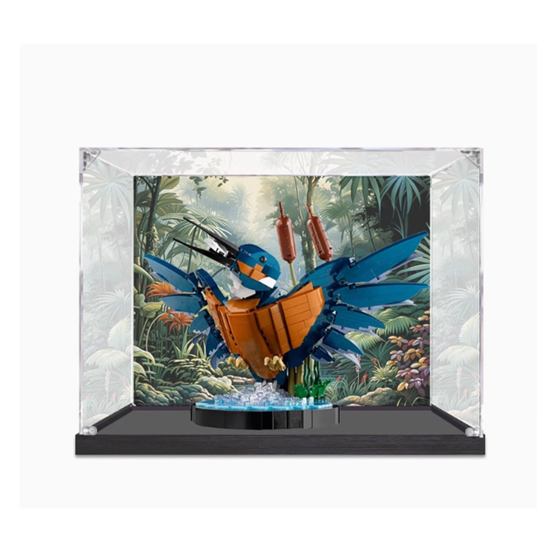 YUANZITIAN Acrylic Clear Display Case - Compatible with Lego 10331 Kingfisher Model