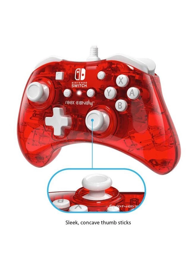 Nintendo Switch Rock Candy Wired Mini Controller - Blue