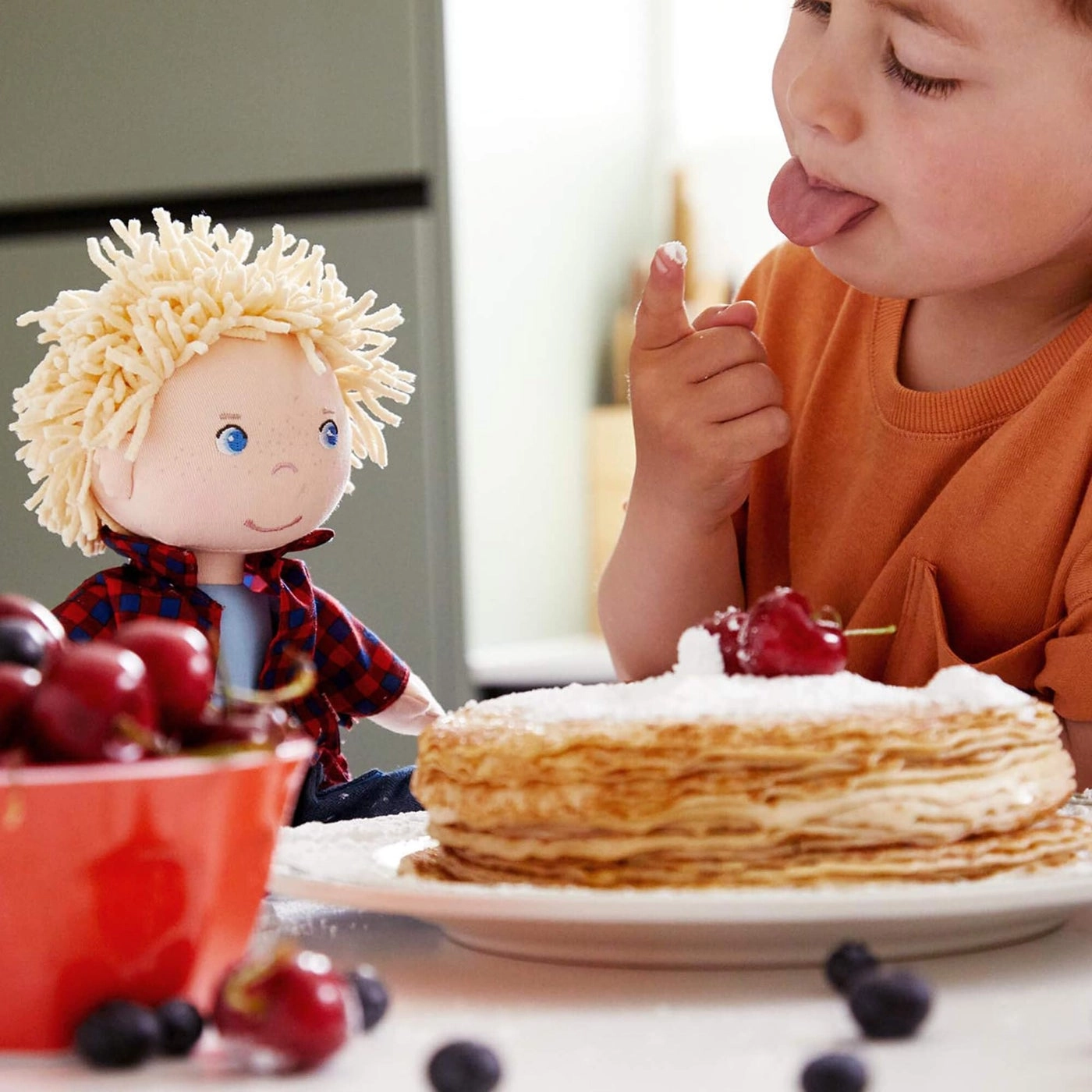 Nick Baby Boy Doll - 12" Blonde Hair Blue Eyes Ages 18 Months+