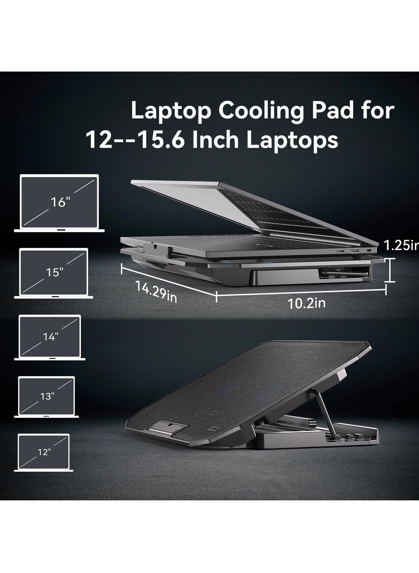 Laptop Cooling Pad - 2 15.6 inch