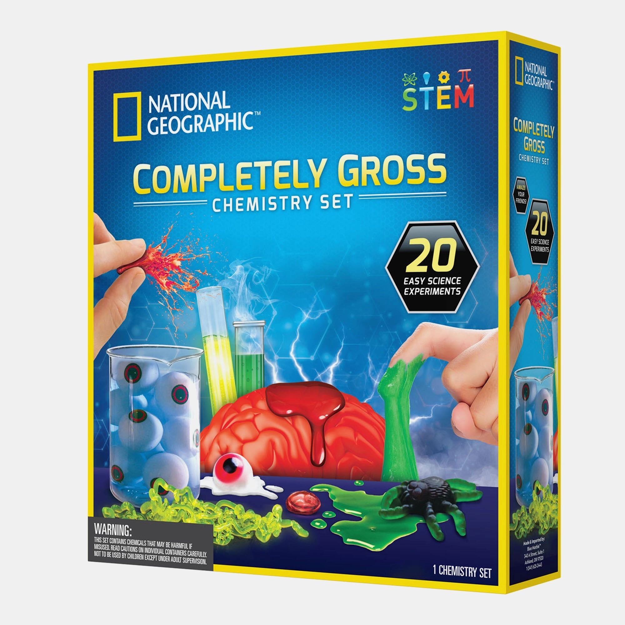 National Geographic Completely Gross Chemistry Set - 8 years+ 19 pieces