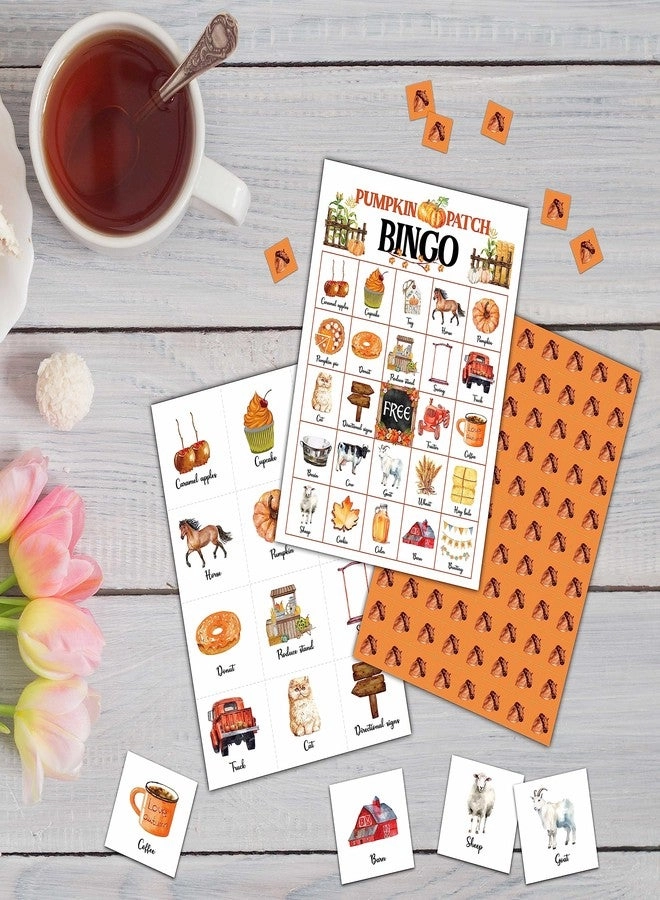 Pumpkin Bingo Game - 24 Players Fall Harvest