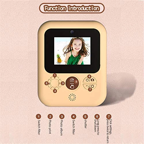 Children Instant Print Camera - 12MP 1080P 32GB