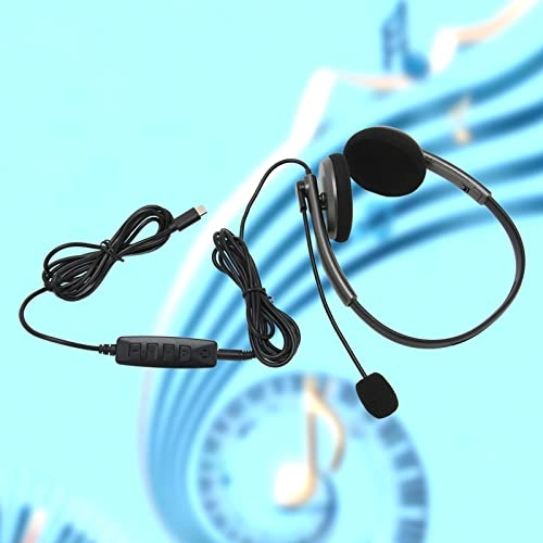 Call Center Headset - Type-C Space Gray Plug and Play