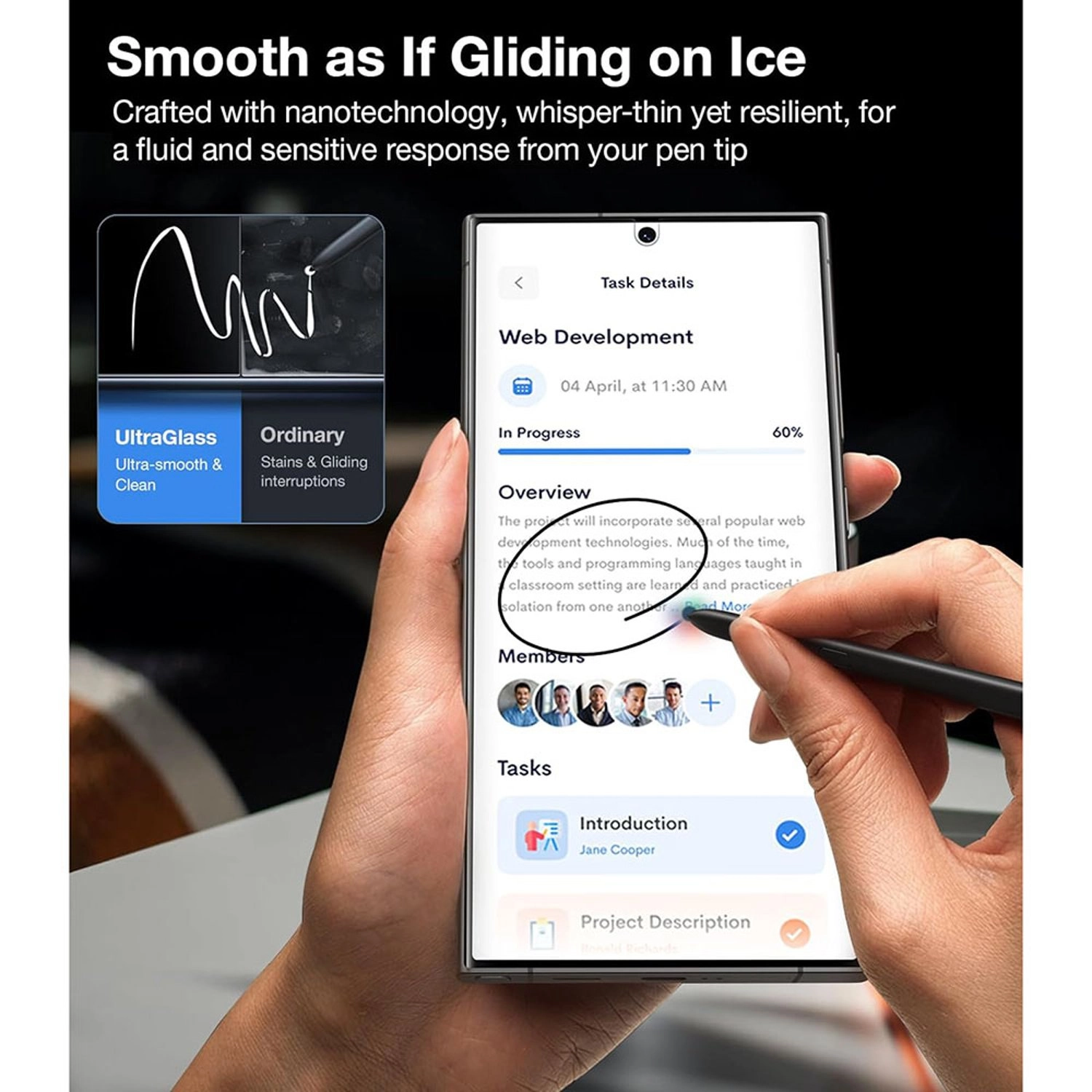 HD Tempered Glass Screen Protector for Samsung Galaxy S24 Ultra