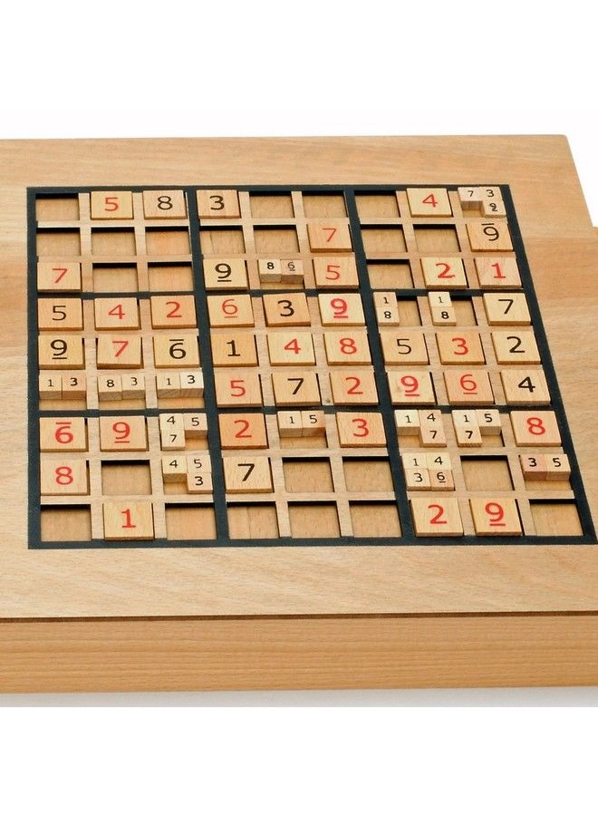 Sudoku Board - Wooden Number & Thinking Tiles 11 In
