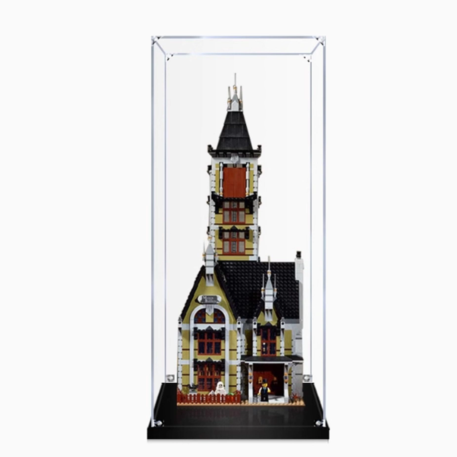 PHOVKFR Acrylic Display Box for LEGO 10273 Haunted House - 3mm thickness