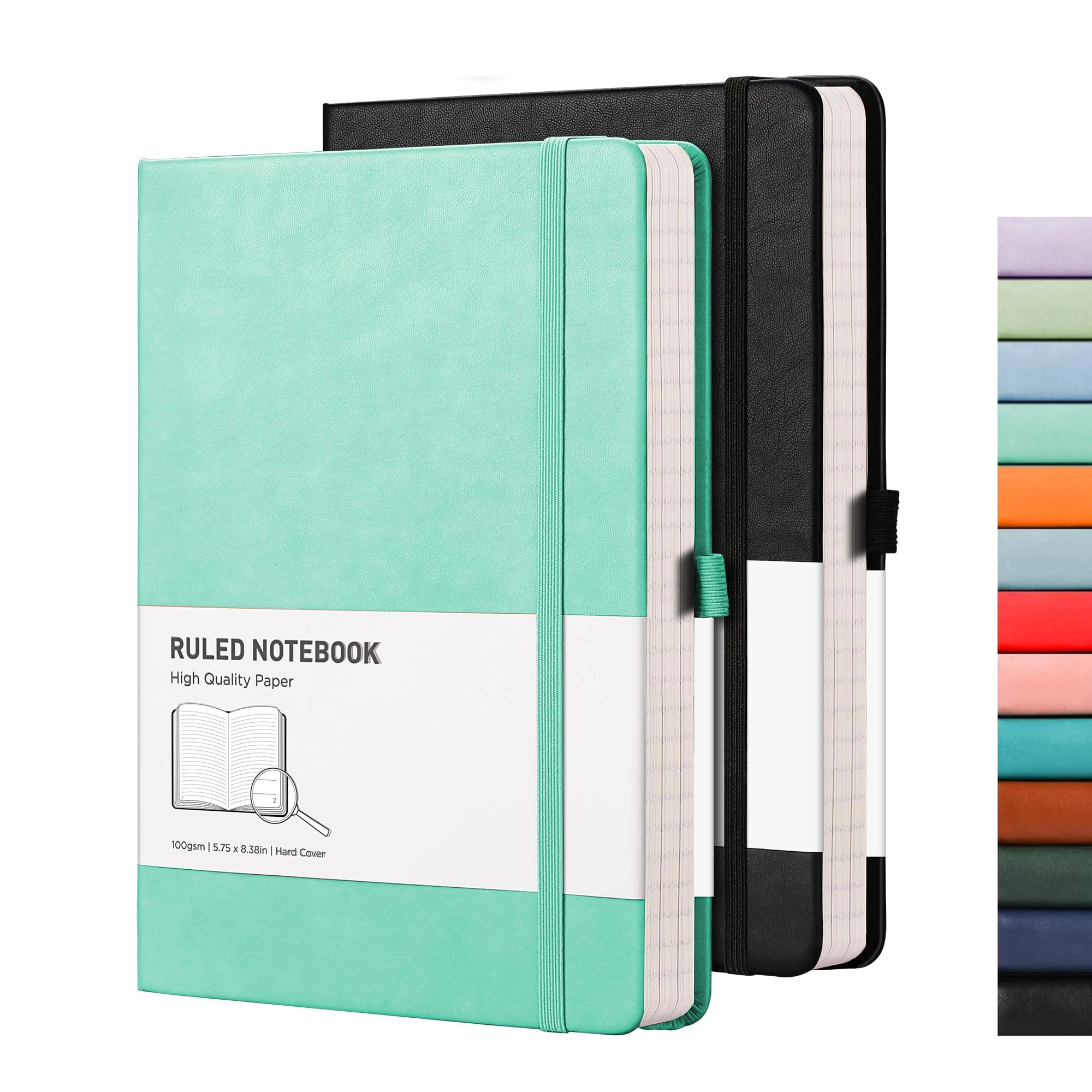 Notepad A5 Hardcover - Lined 376 Pages