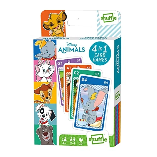 Disney Animals - 4 in 1 Card Game