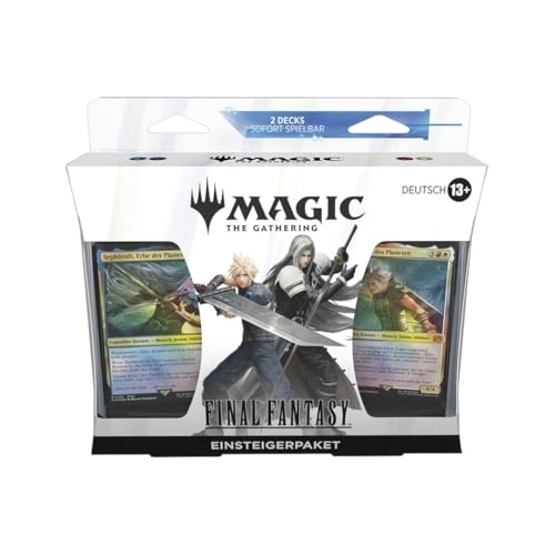 Magic The Gathering - Final Fantasy Starter Kit - 2 x 60 Card Decks Deck Boxes Guide & Arena Codes (German)