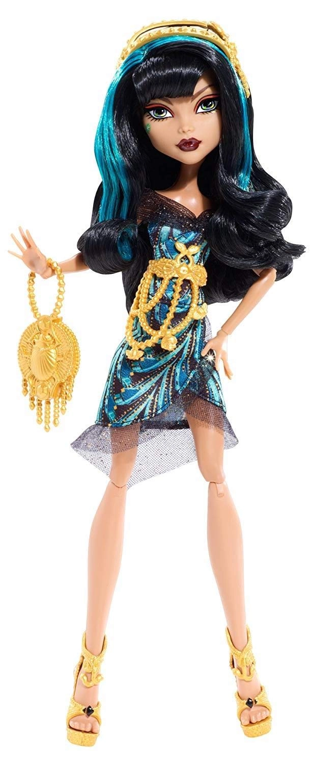 Mattel Cleo de Nile Doll - Plastic Frights, Camera, Action Black Carpet
