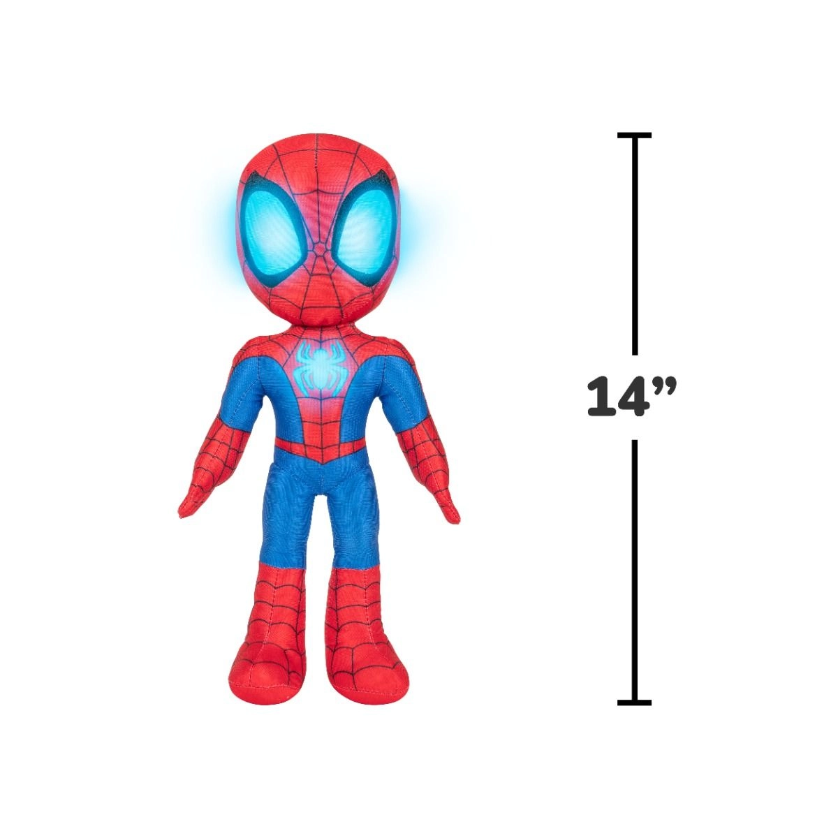 Spidey N Friends Feat Plush Glow Webs - 30.40 cm Light-up Plush