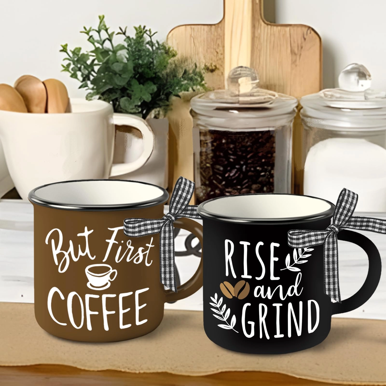 Rise and Grind Bean Mini Mug - 3 pcs - Holiday