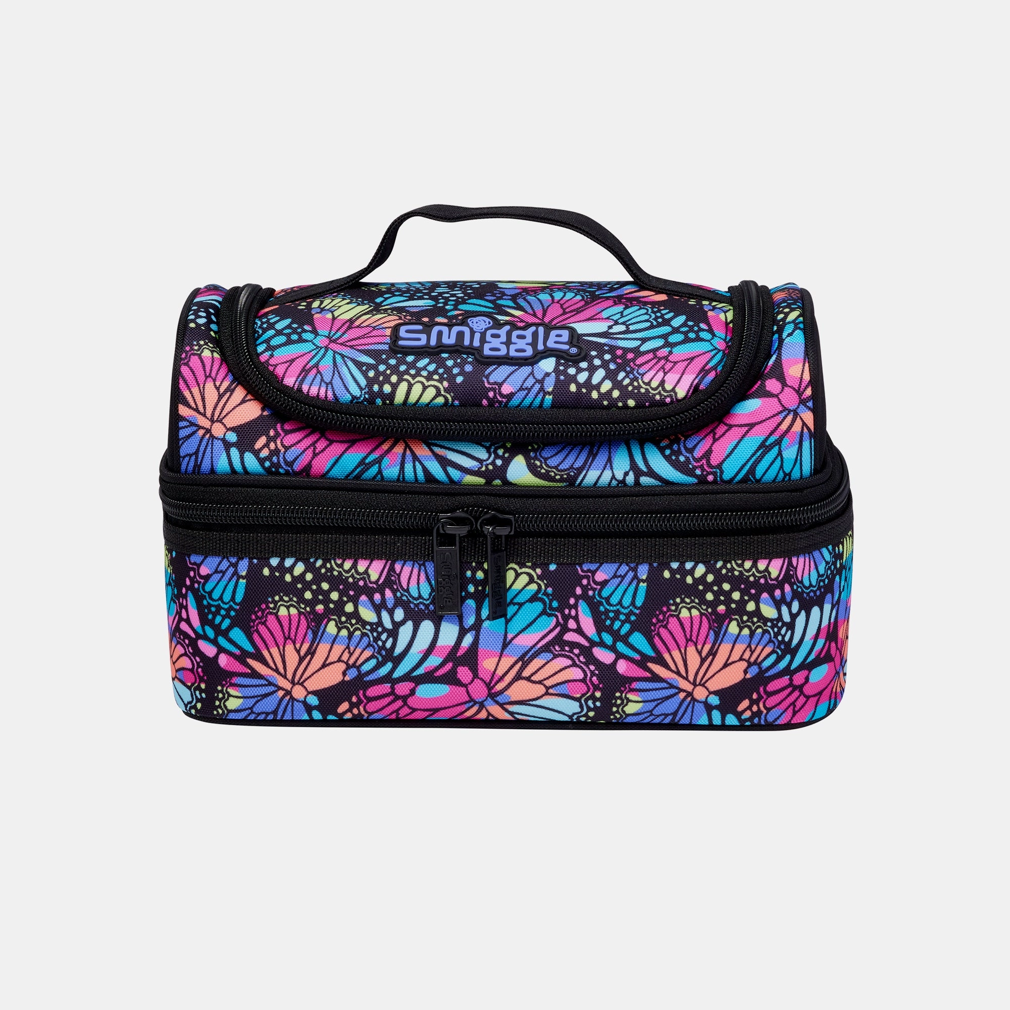 Smiggle Double Decker Lunchbox - Vivid