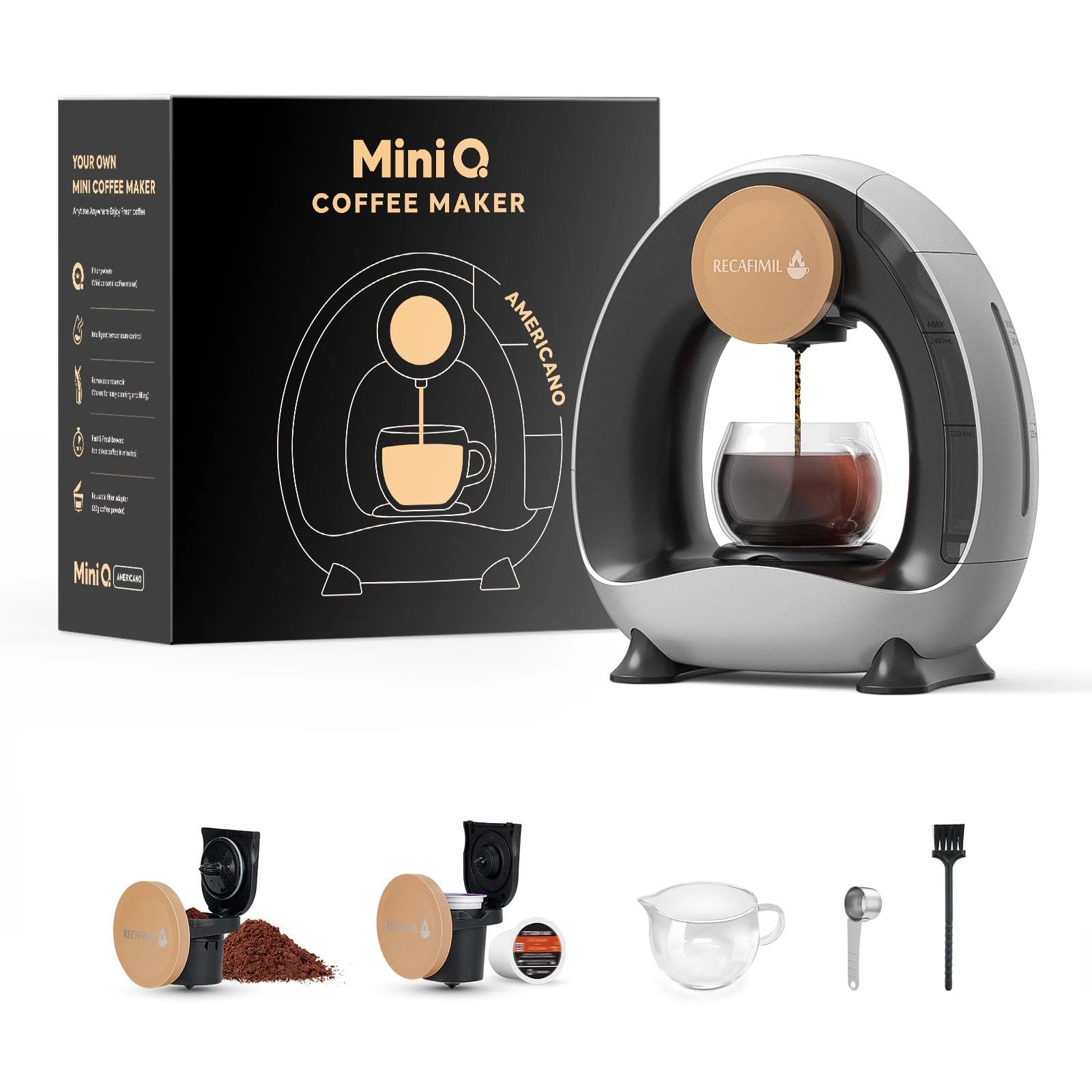 MINI Q - 2-in-1 K-Cup Compatible 8oz