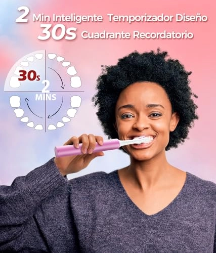 Electric Toothbrush - 40000 VPM 5 Modes Pink