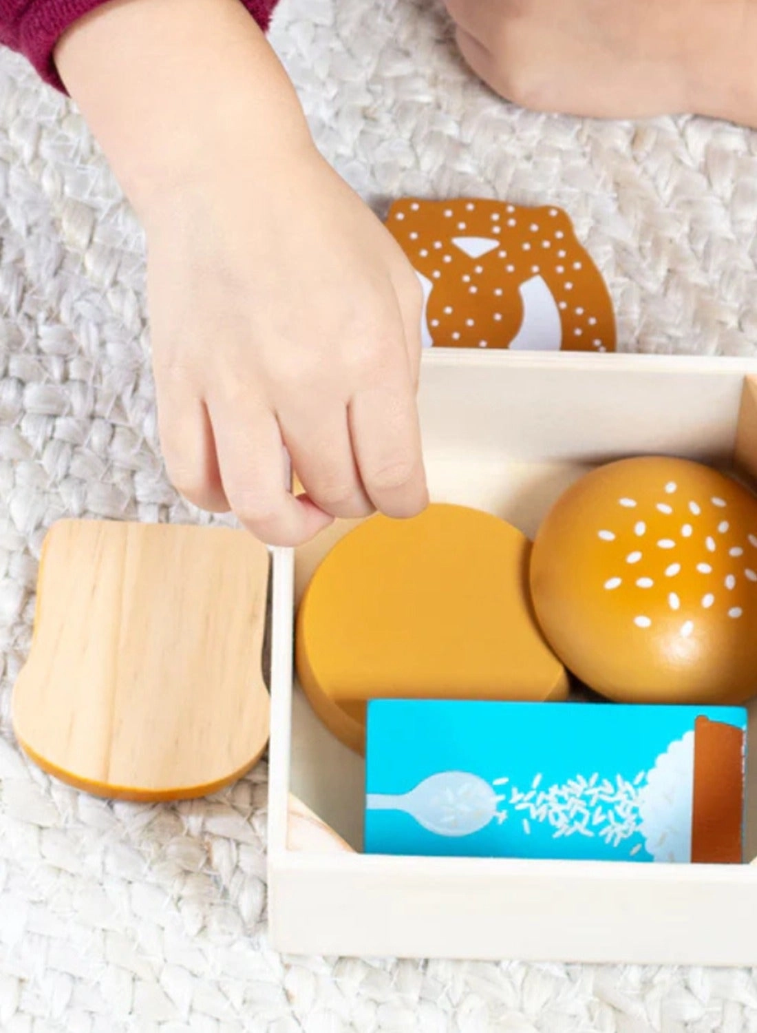 Wooden Food Pretend Playset Grains - 6 Pcs (622-MD95210)