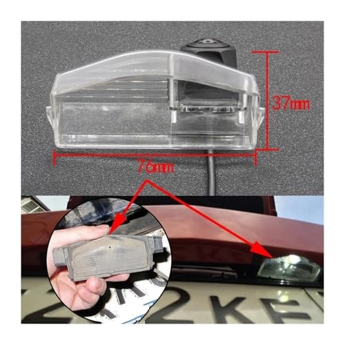 Reverse car rear view camera - Night vision Wired 720 x 540 pixels