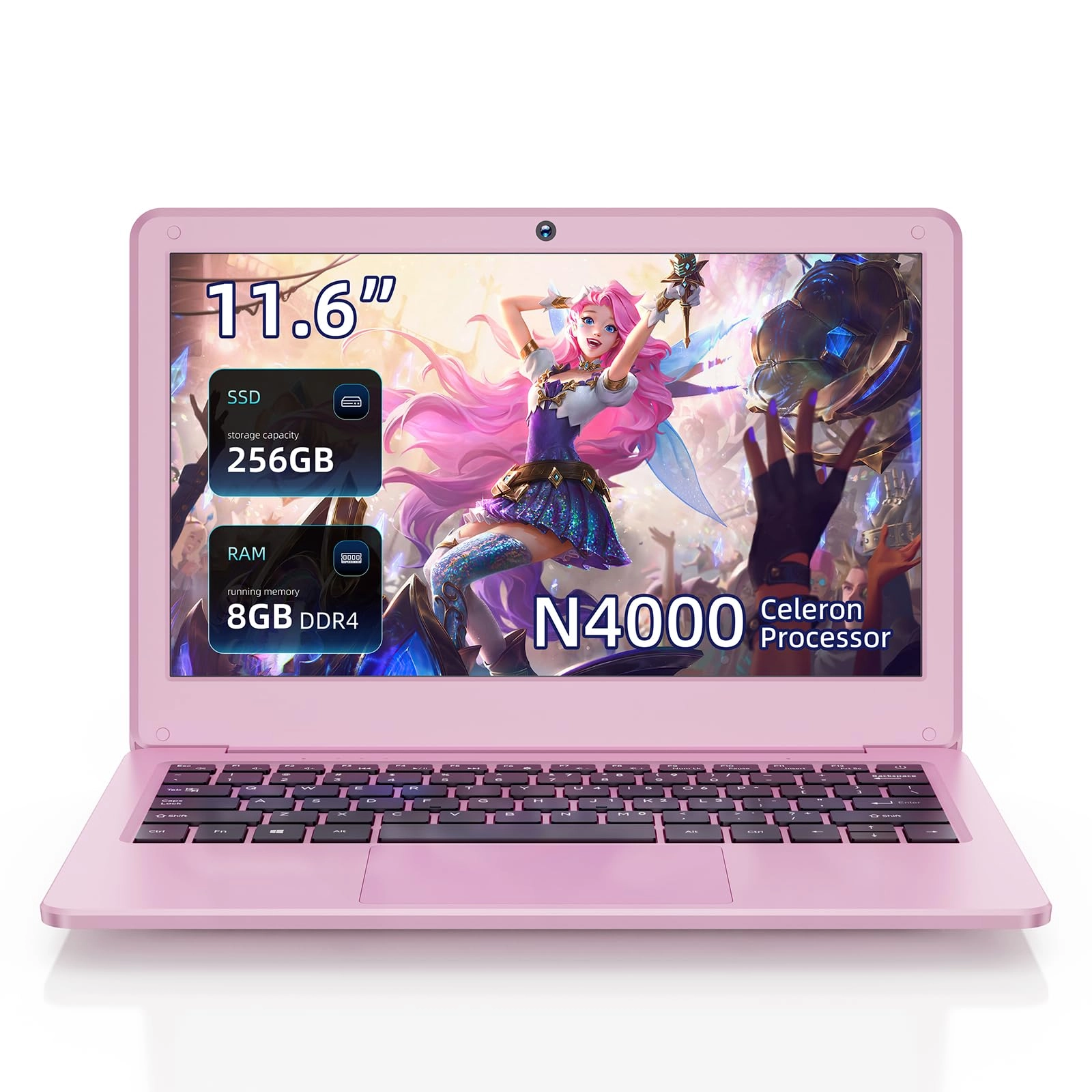 N4000-8+256 - 11.6'' 256GB 8GB Celeron N4000