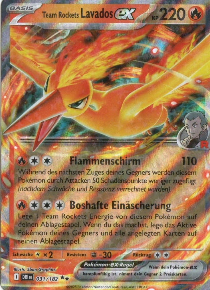 MZTCG Lavados EX DR1 031 - German