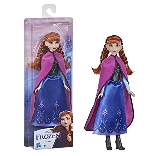 Anna Fashion Doll - Long Red Hair Outfit Inspired by Frozen 2 Ages 3+