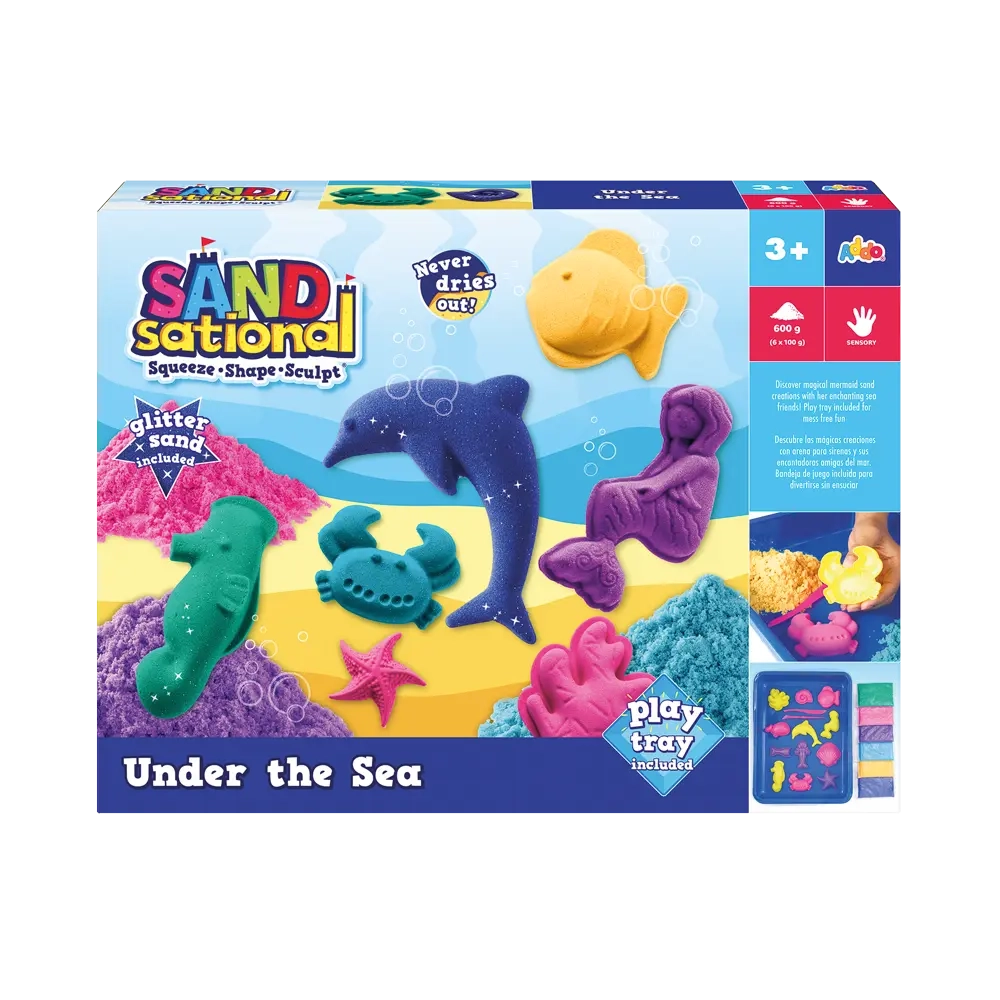 ADDO Sand Sational Sensory Sea Tub - Multi Colour 3 +