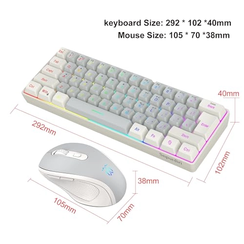 2.4G Wireless Gaming Keyboard and Mouse Combo - Wired