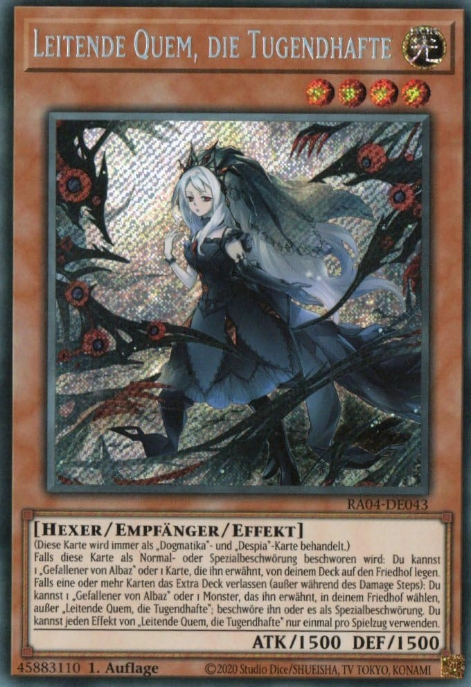 MZTCG Yugioh Conductive Quem, the Virtuous RA04-DE043 - German