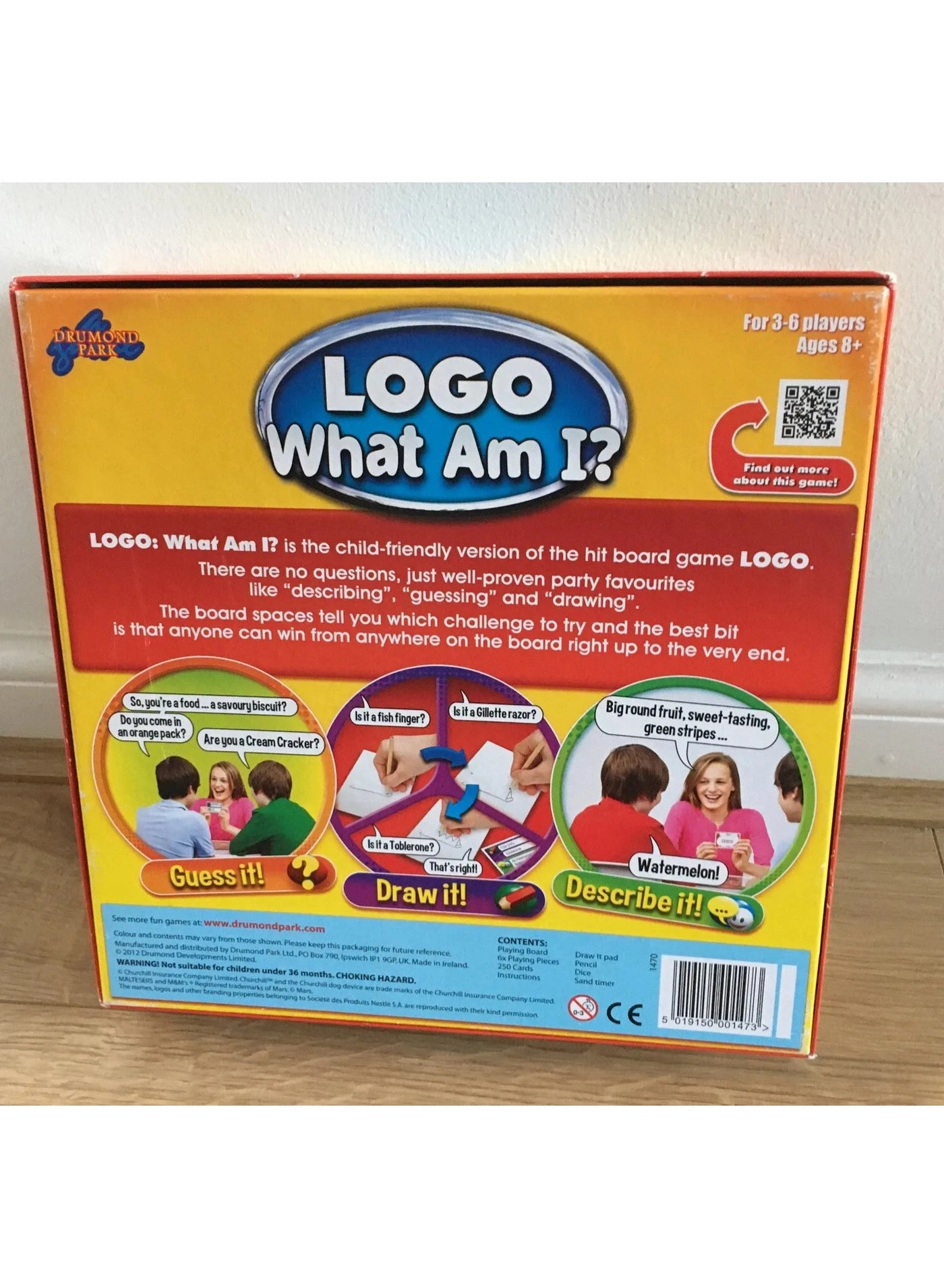 What Am I? Logo Card Game - 48 English Ages 6+