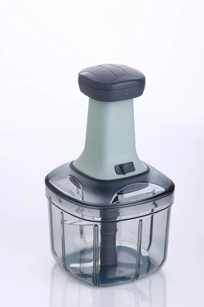 FIGMENT Hand Press Push Chopper - 1 Liters 4 Blades