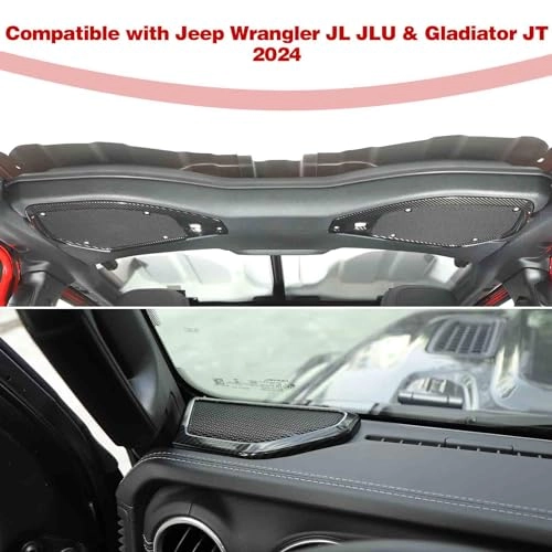 A Pillar Roof Speaker Trim Cover - Jeep Wrangler JL JLU Gladiator JT 2024